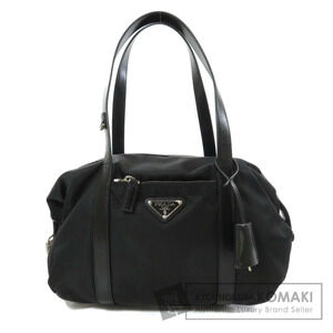 Prada Tessuto handbag black saffiano leather